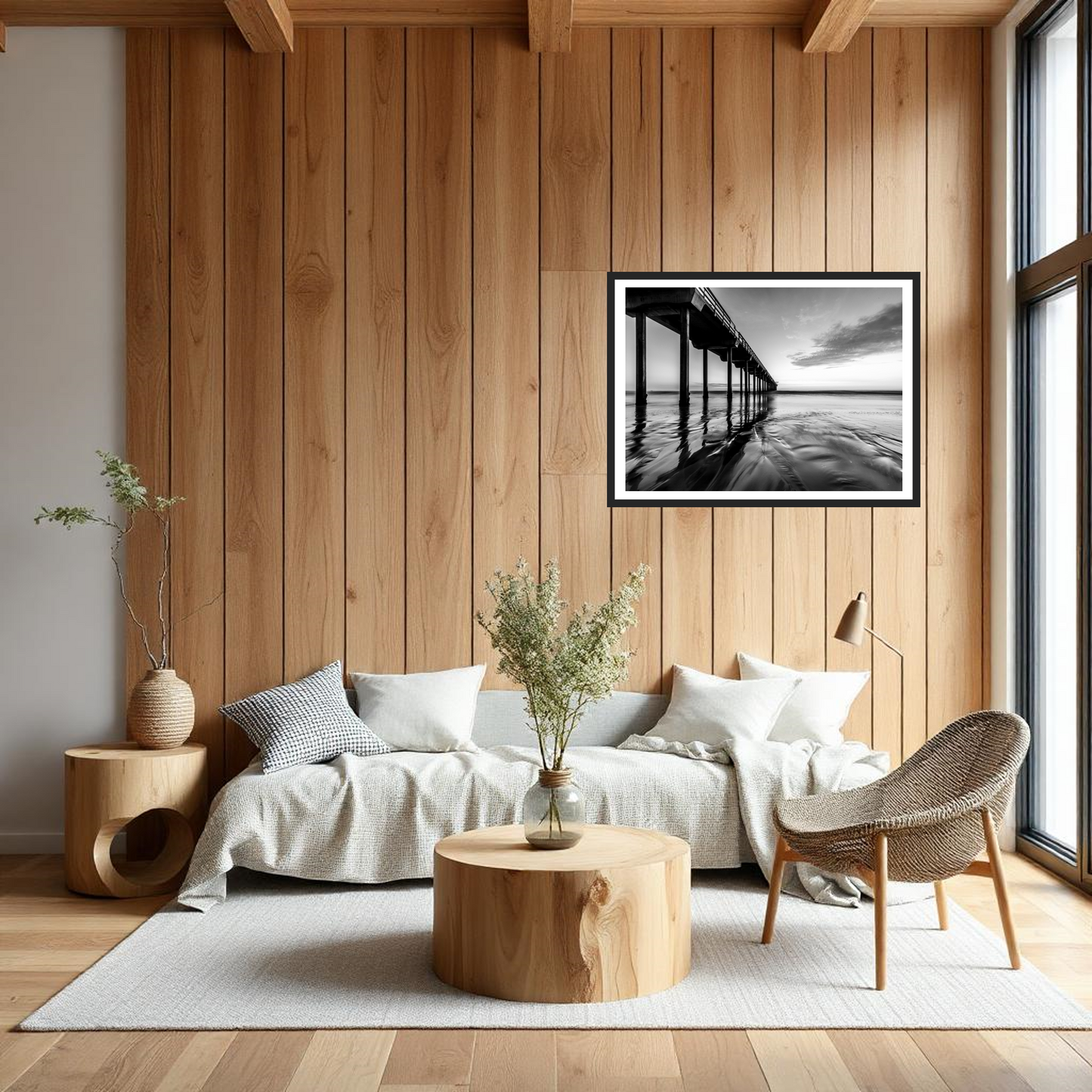 Infinite Pier – Black & White Fine Art Photography Toward the Horizon / Limited Edition