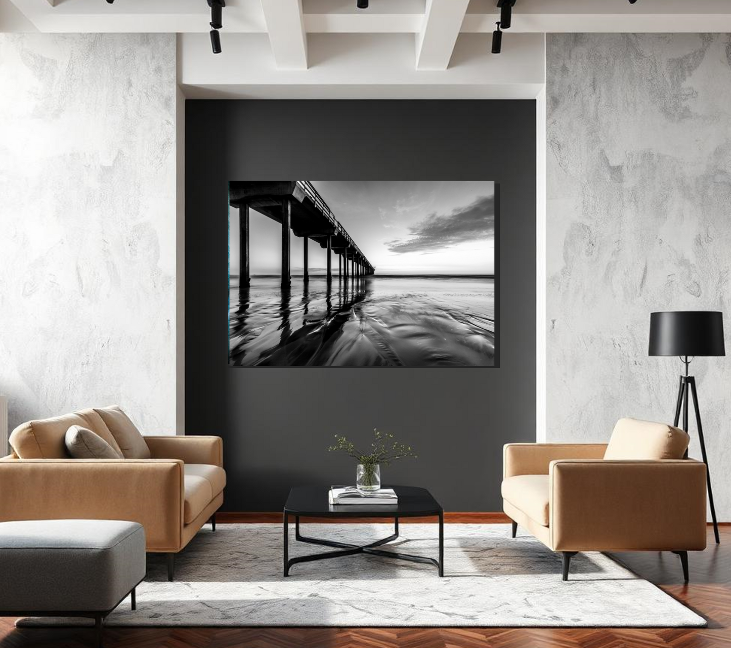 Infinite Pier – Black & White Fine Art Photography Toward the Horizon / Limited Edition