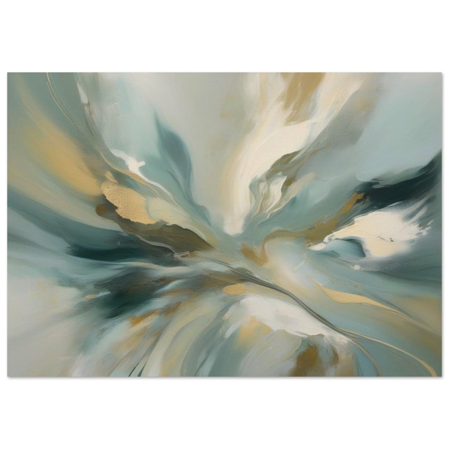 Abstract digital fine art that nurtures harmony and peace. Wall art with personalized size and premium materials.