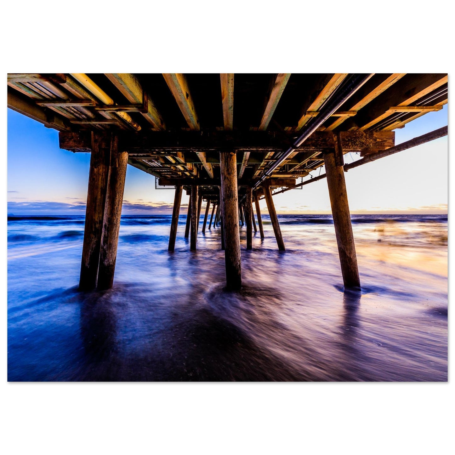 A vibrant photography evoking a sense of peace and contemplation, appreciating the fleeting beauty of nature’s daily spectacle fusioning with human craftsmanship.