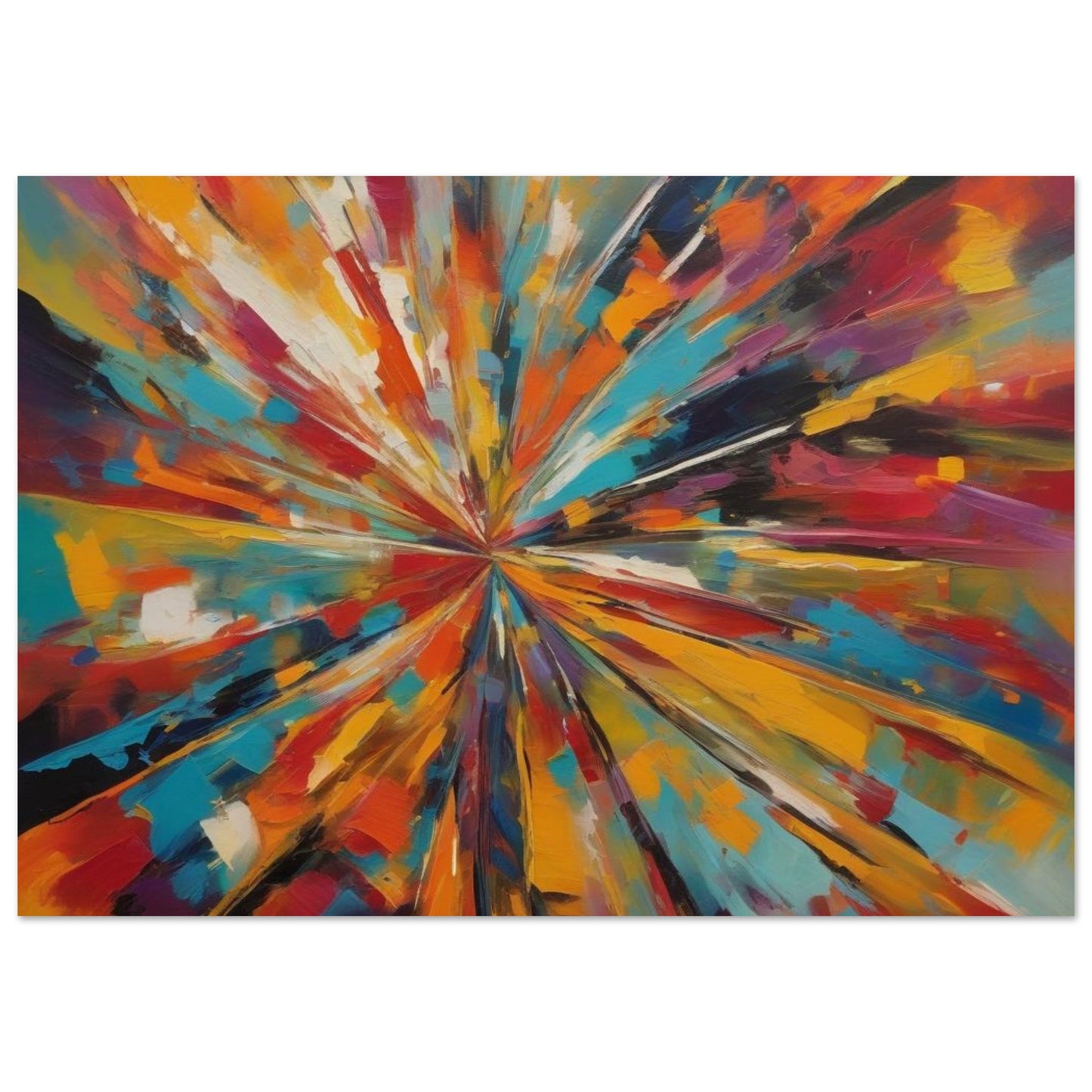 A lively and energizing Abstract Digital Fine Art playing with vivid colours to add energy, encourage a sense of joy and to uplift any wall space.