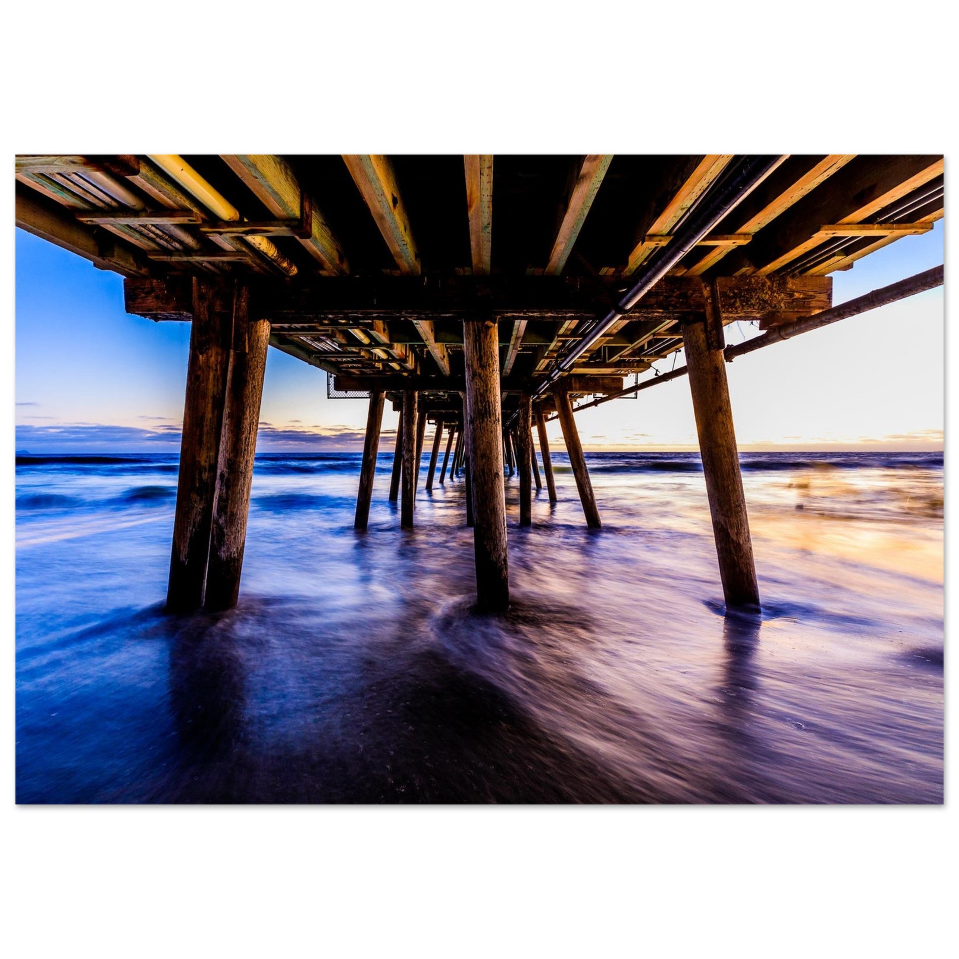 A vibrant photography evoking a sense of peace and contemplation, appreciating the fleeting beauty of nature’s daily spectacle fusioning with human craftsmanship.